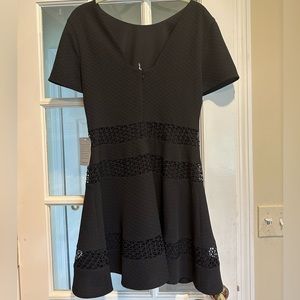 NWT Super cute black fit and flare dress